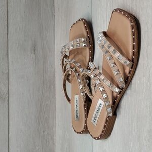 Steve Madden Women Skylar Sandals Flats shoes sz 7